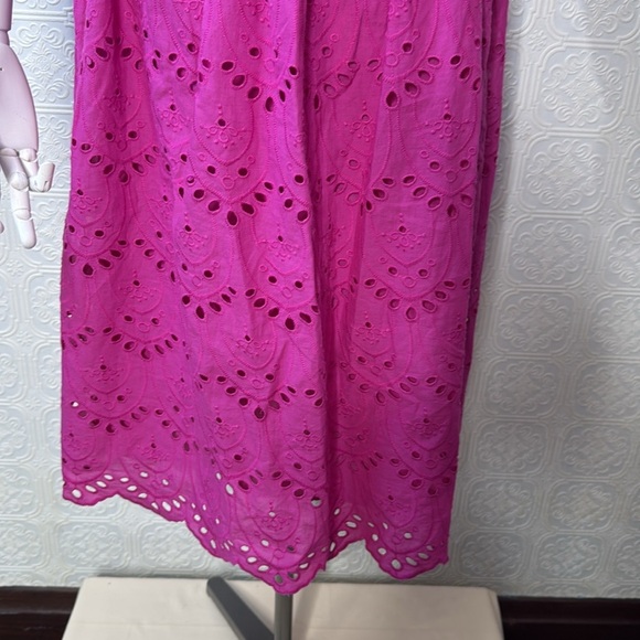 FRENCH CONNECTION
Appelona Cotton One Shoulder Eyelet Dress, Size 2, NWT - Picture 10 of 15